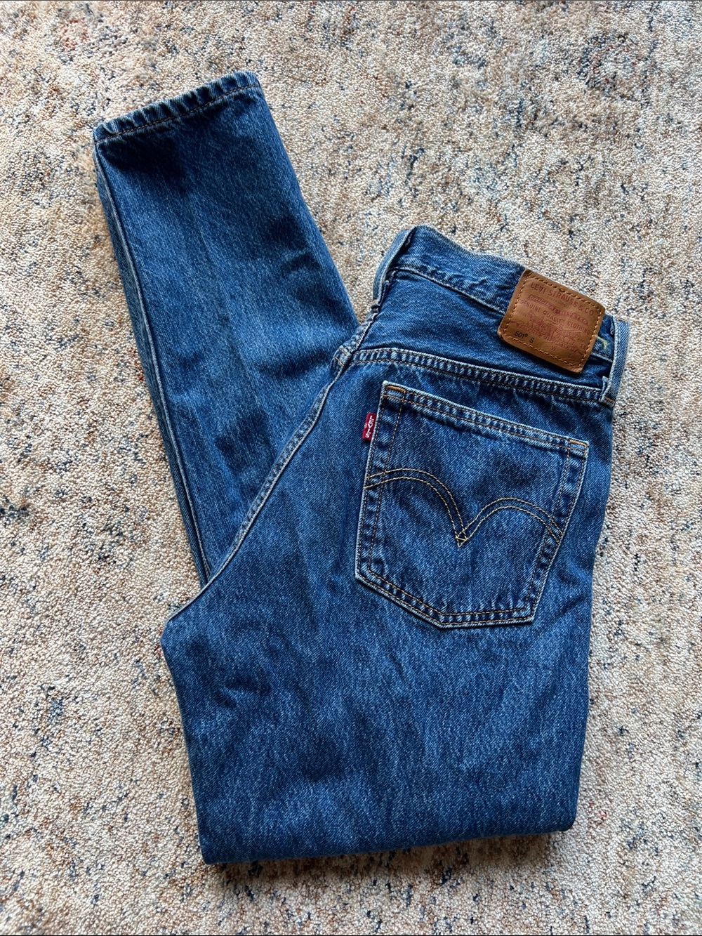 Levi's Classic Straight Dark Blue Denim Jeans